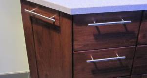 Cucina di lusso moderna su misura con led design esclusivo in legno